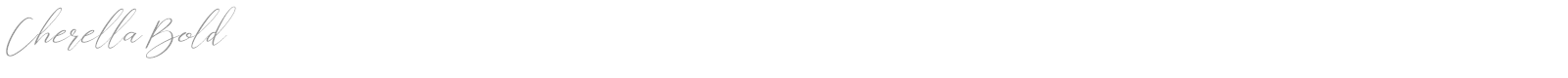Cherella font preview